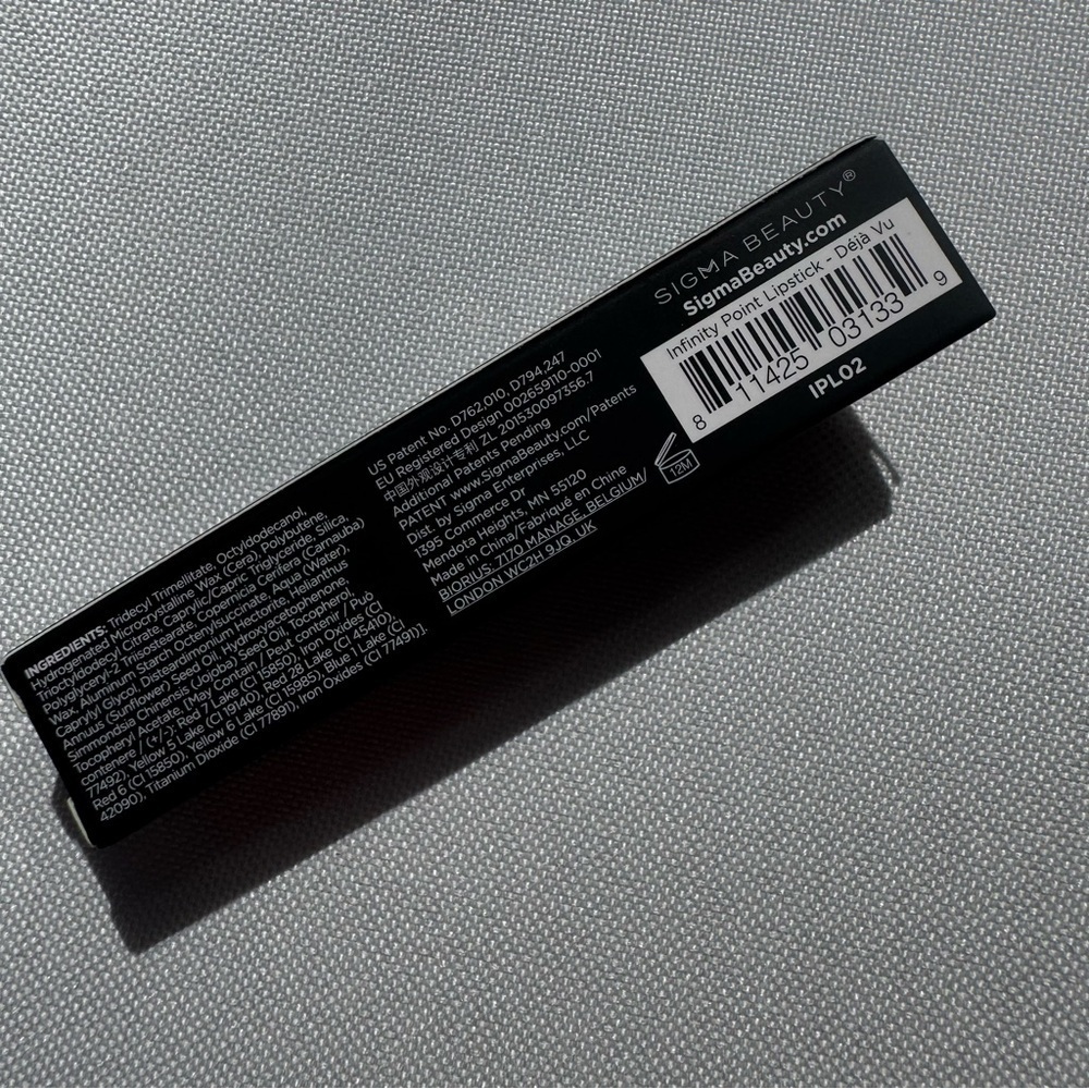 NWT Sigma Beauty Infinity Point Lipstick - Deja Vu - Picture 4 of 4